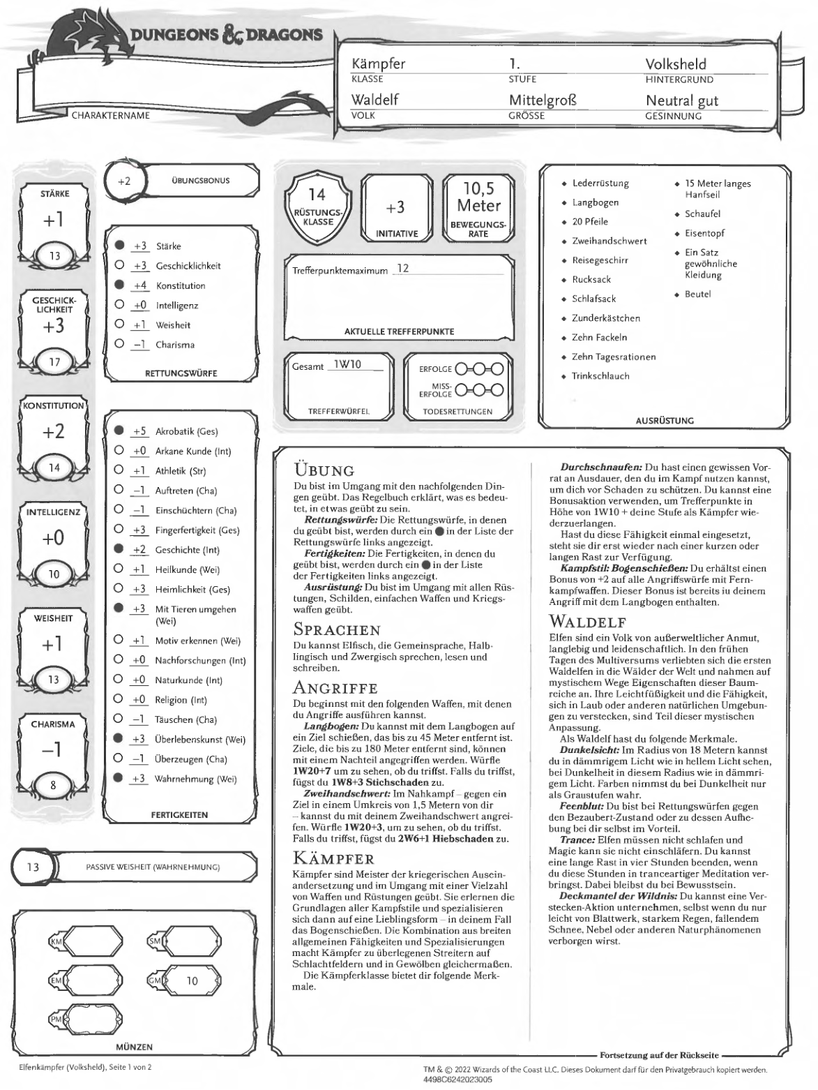 Cover von Starterset - Die Drachen der Sturmwrack-Insel - Charakterbögen